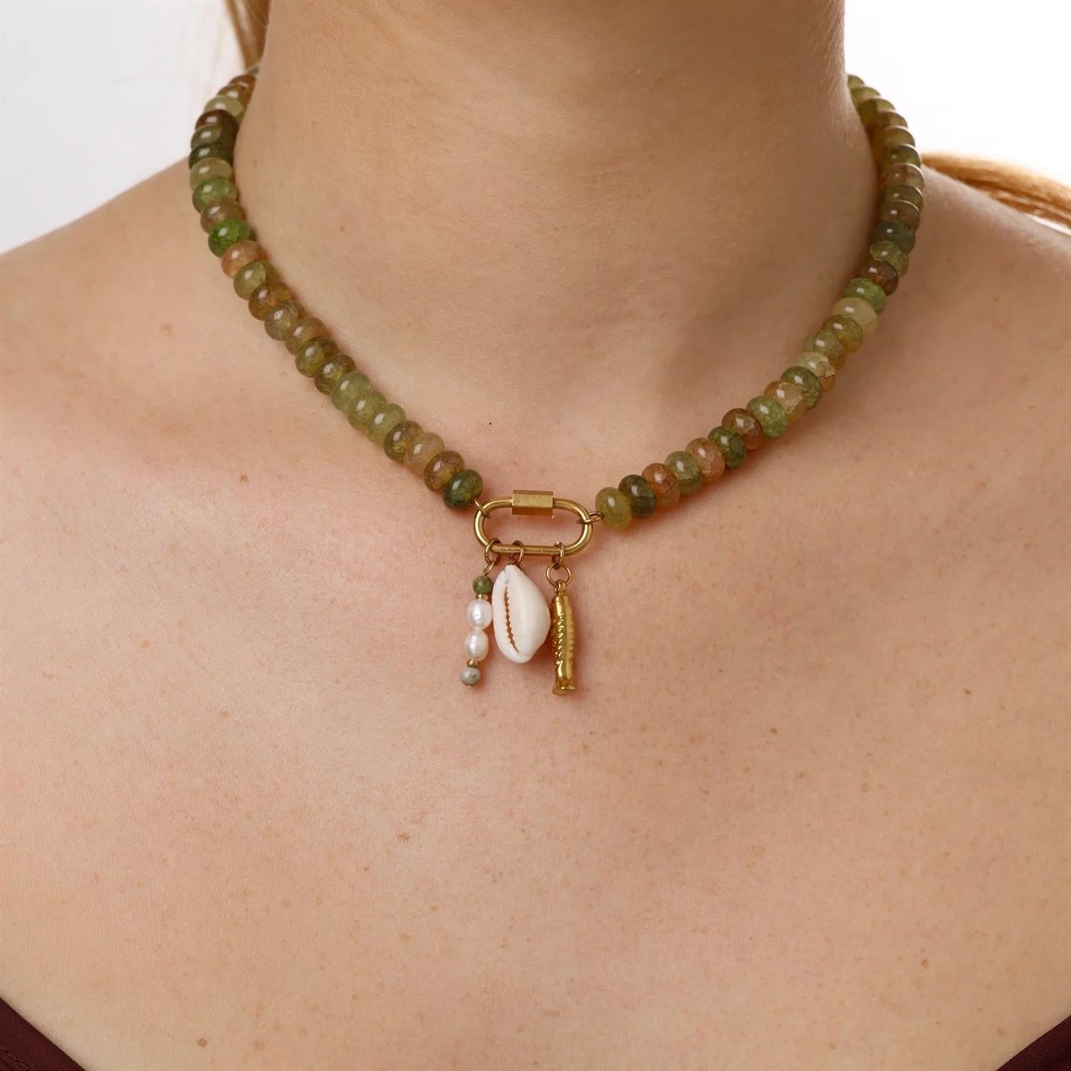 MY ocean bead necklace