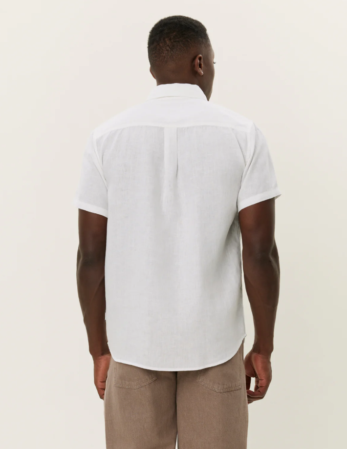 Kris linen ss shirt ss25 white