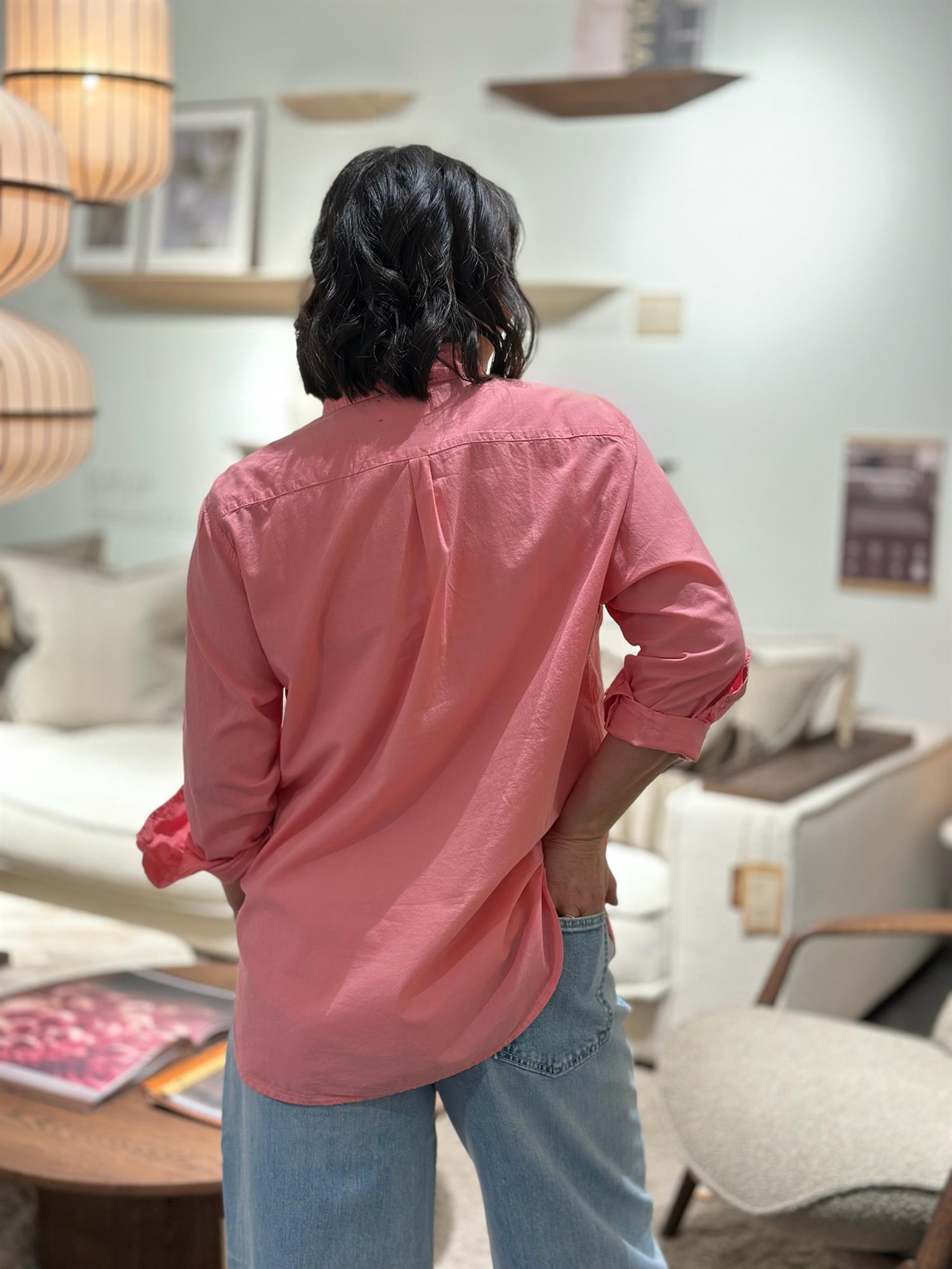 Beau Shirt Hot Coral