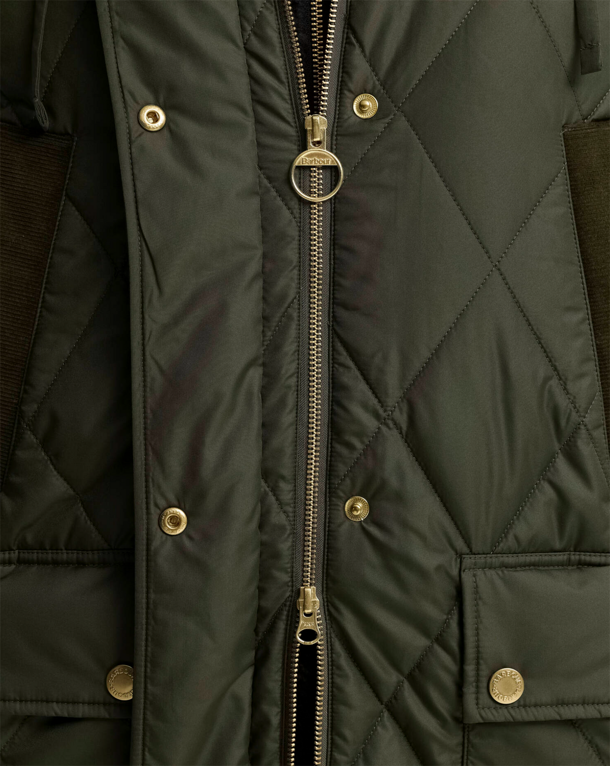 Rudson Quilted Jacket Olive
