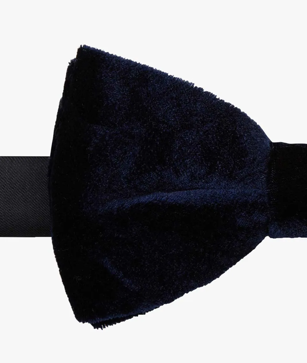 Velvet Bowtie Navy