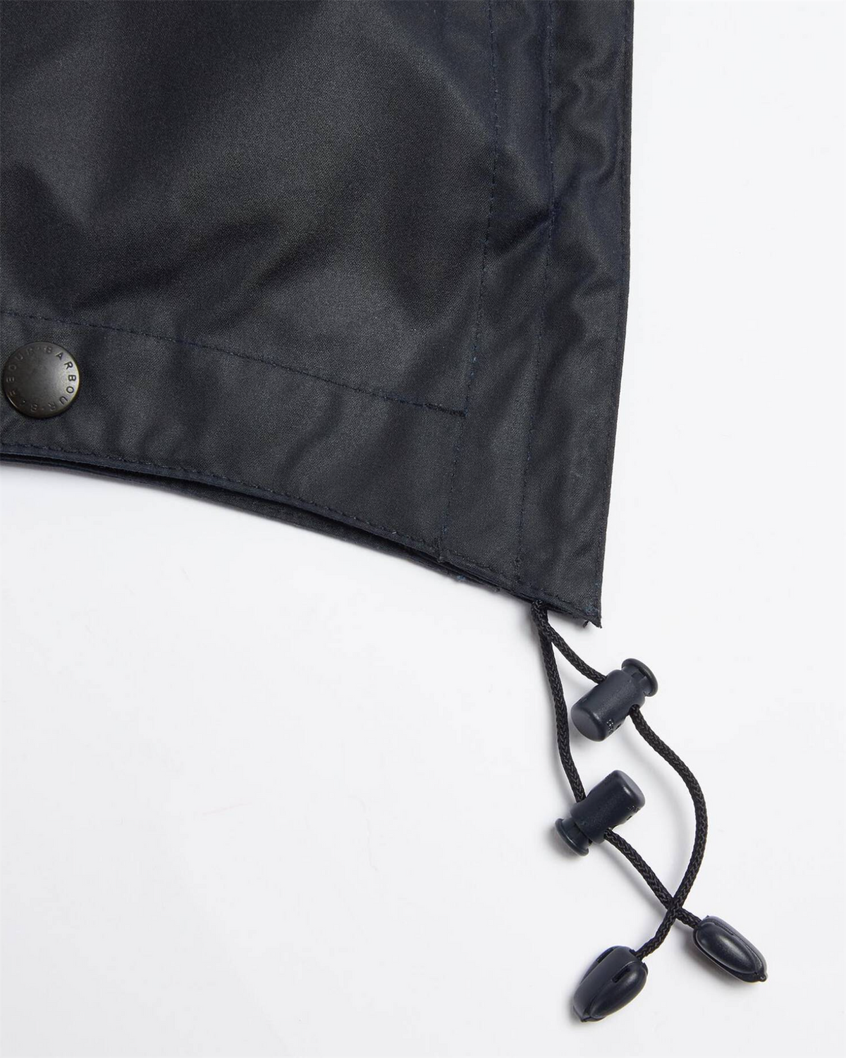 Waxed Cotton Hood Navy