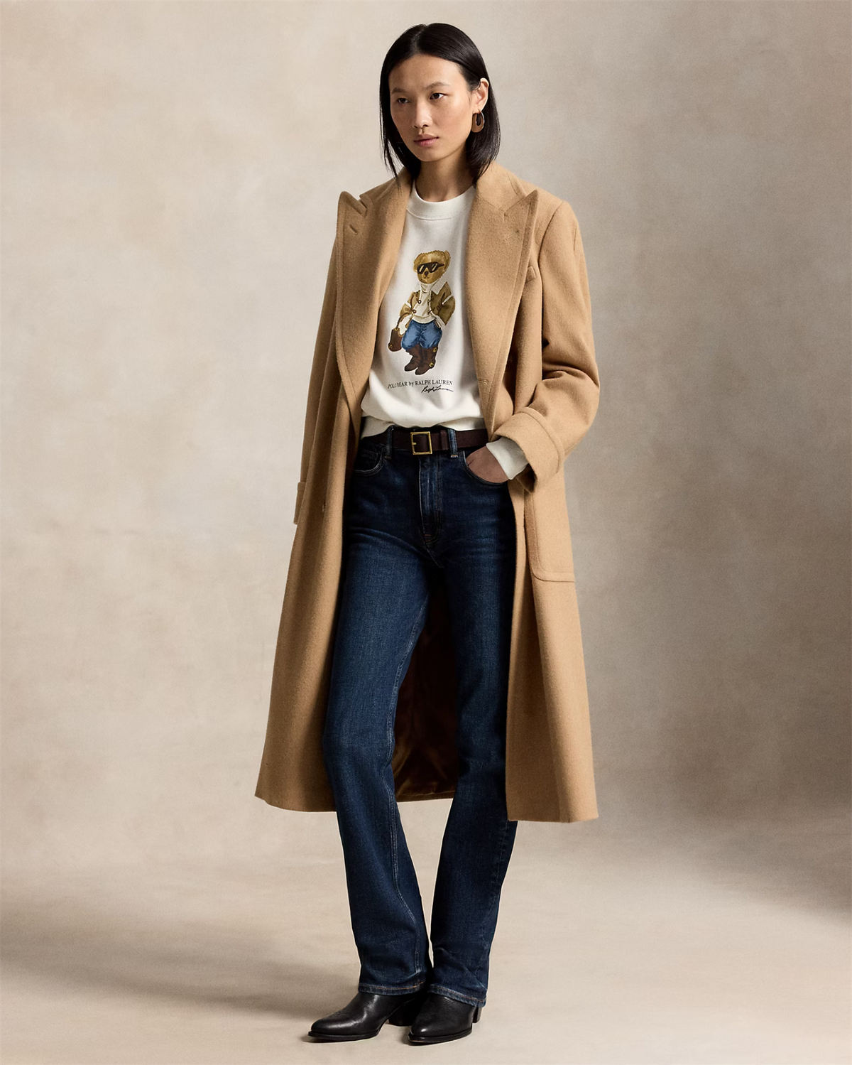 Winter Polo Bear Fleece Crewneck