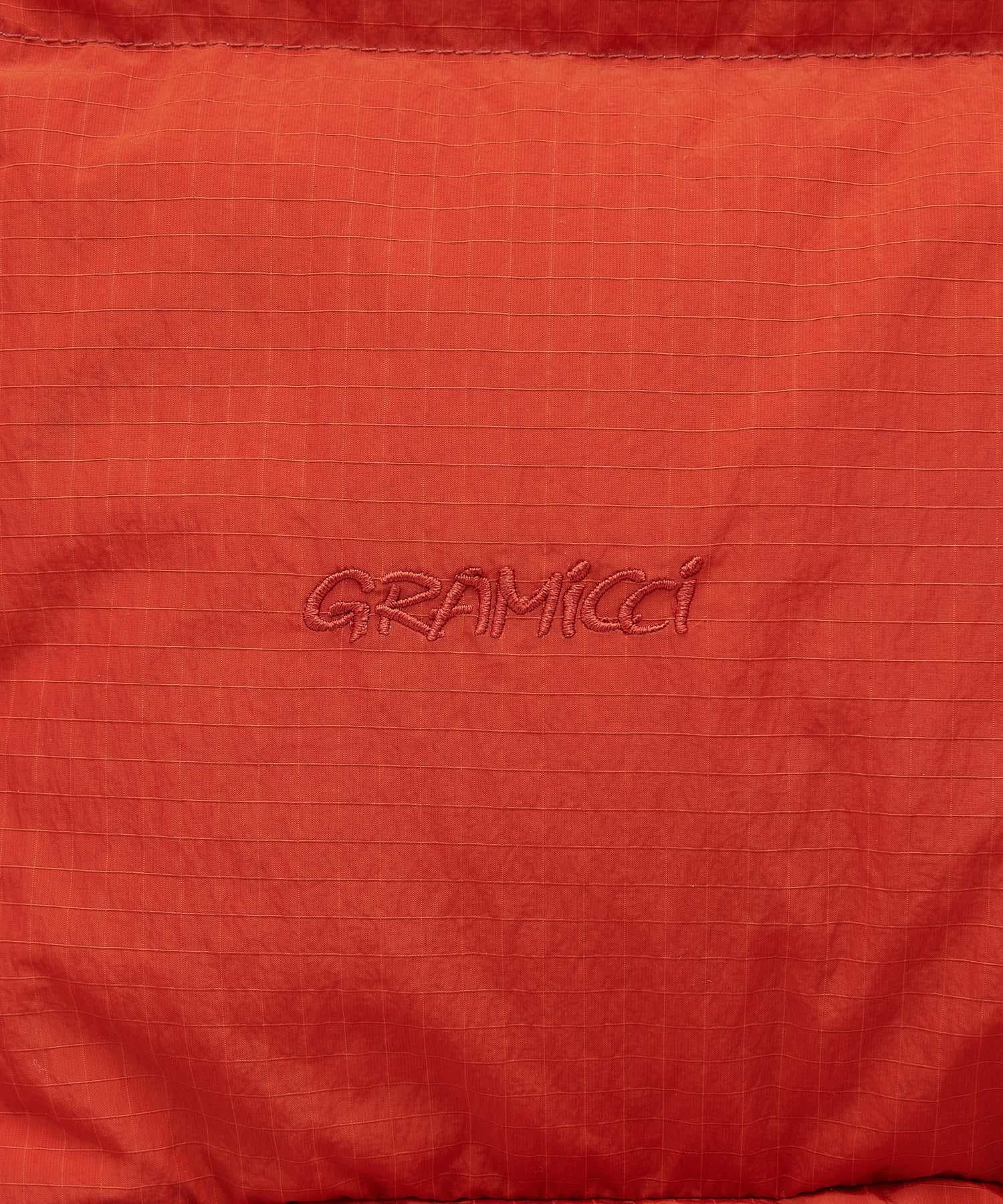Down Puffer Hooded Jacket Burnt Red