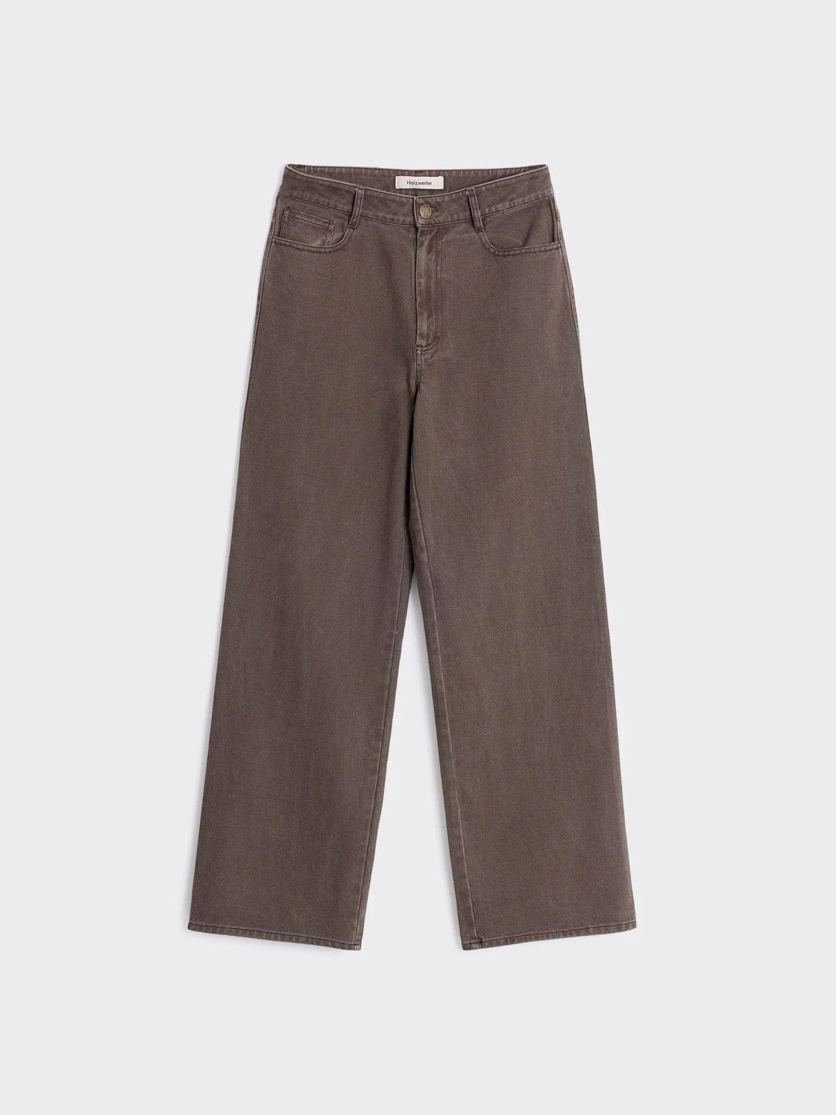 Ann Wide Trousers Brown
