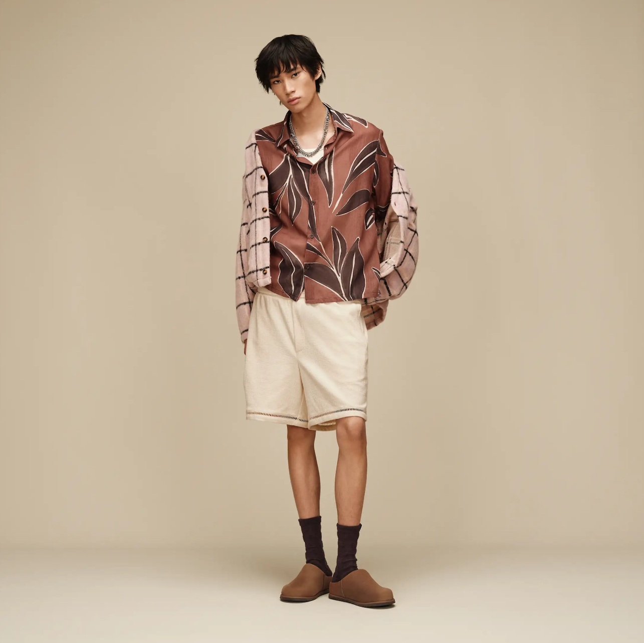 M Otzo Clog Dark Chestnut