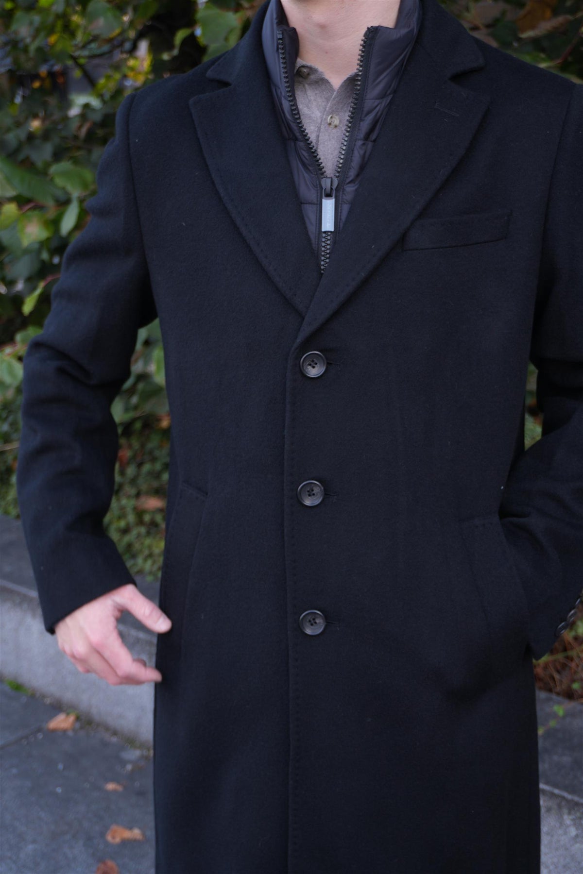 Sultan Tech Cashmere Coat Black
