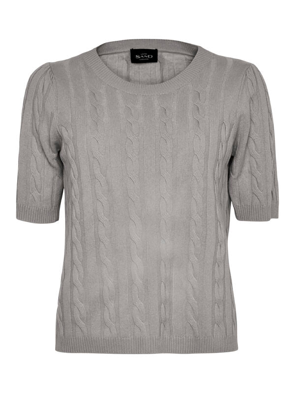 Delmy Puff Cabel Light Grey