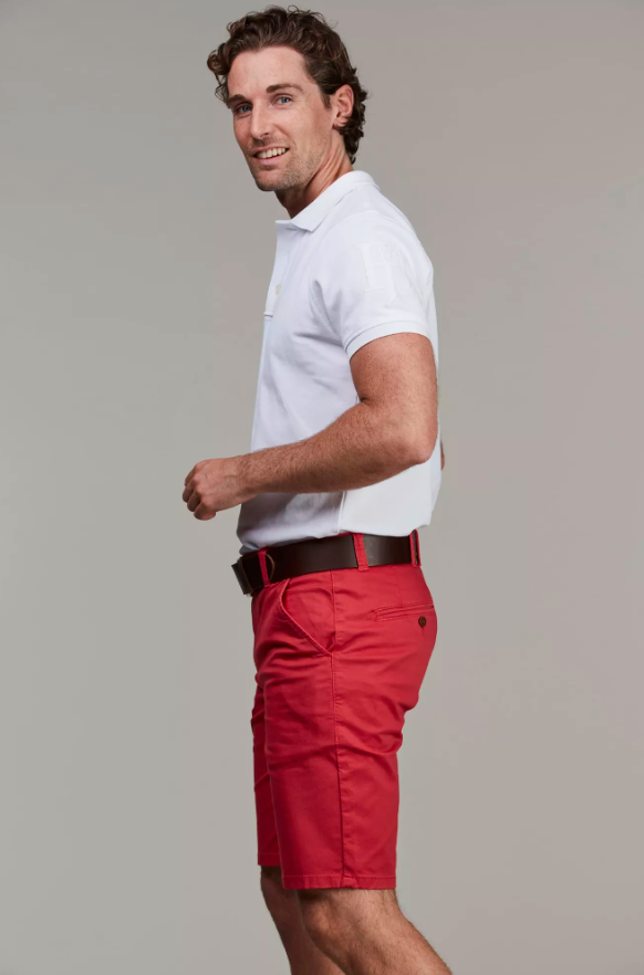 CLASSIC CHINO SHORTS SOFT RED