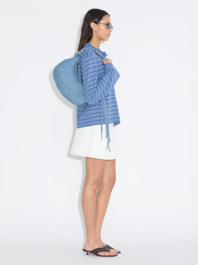 Cocoon Denim Small Bag Mid Blue