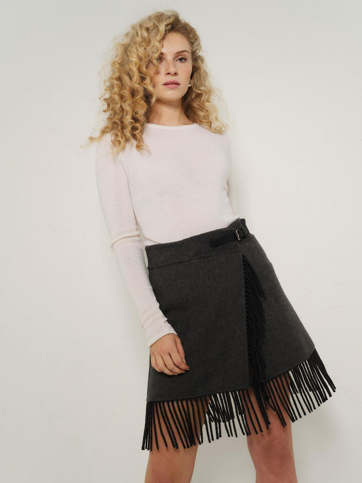 Andrine Skirt Dark Grey
