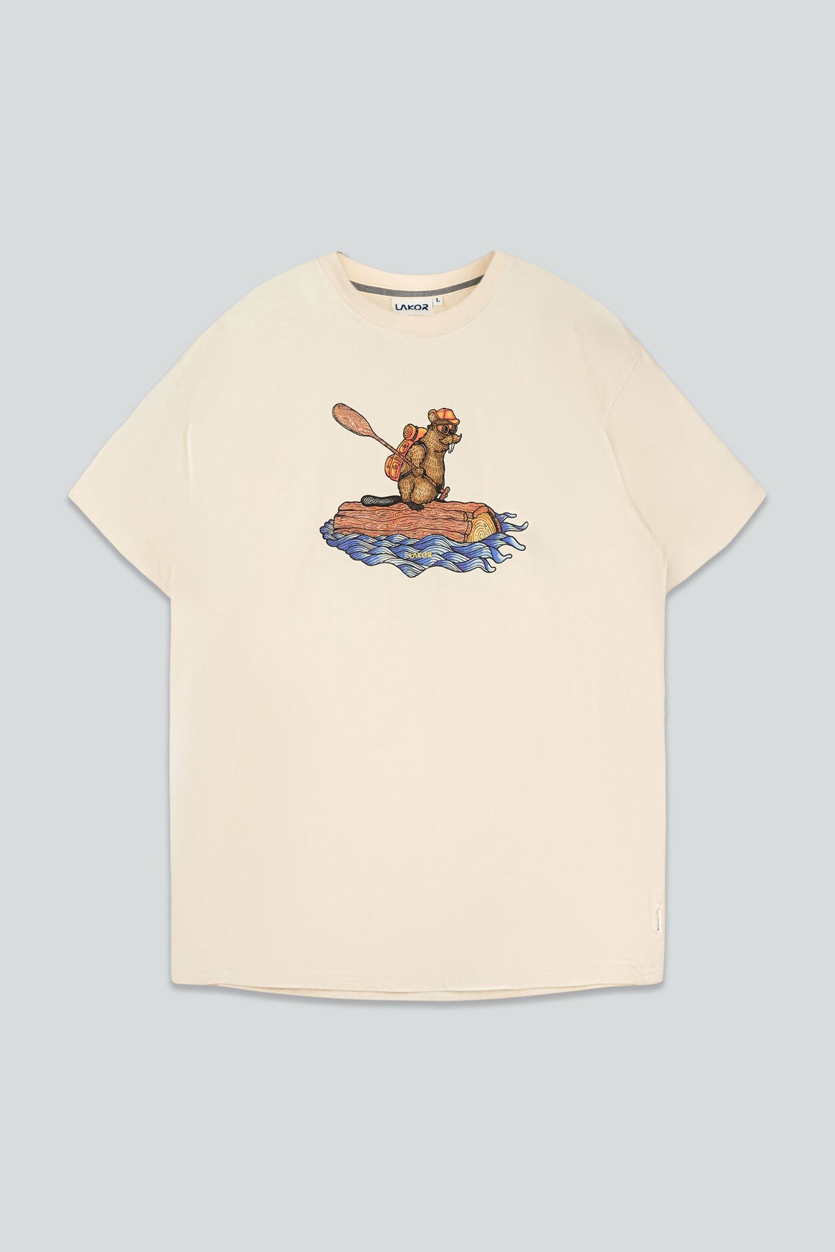 Beaver Rafting T-Shirt Rainy Day