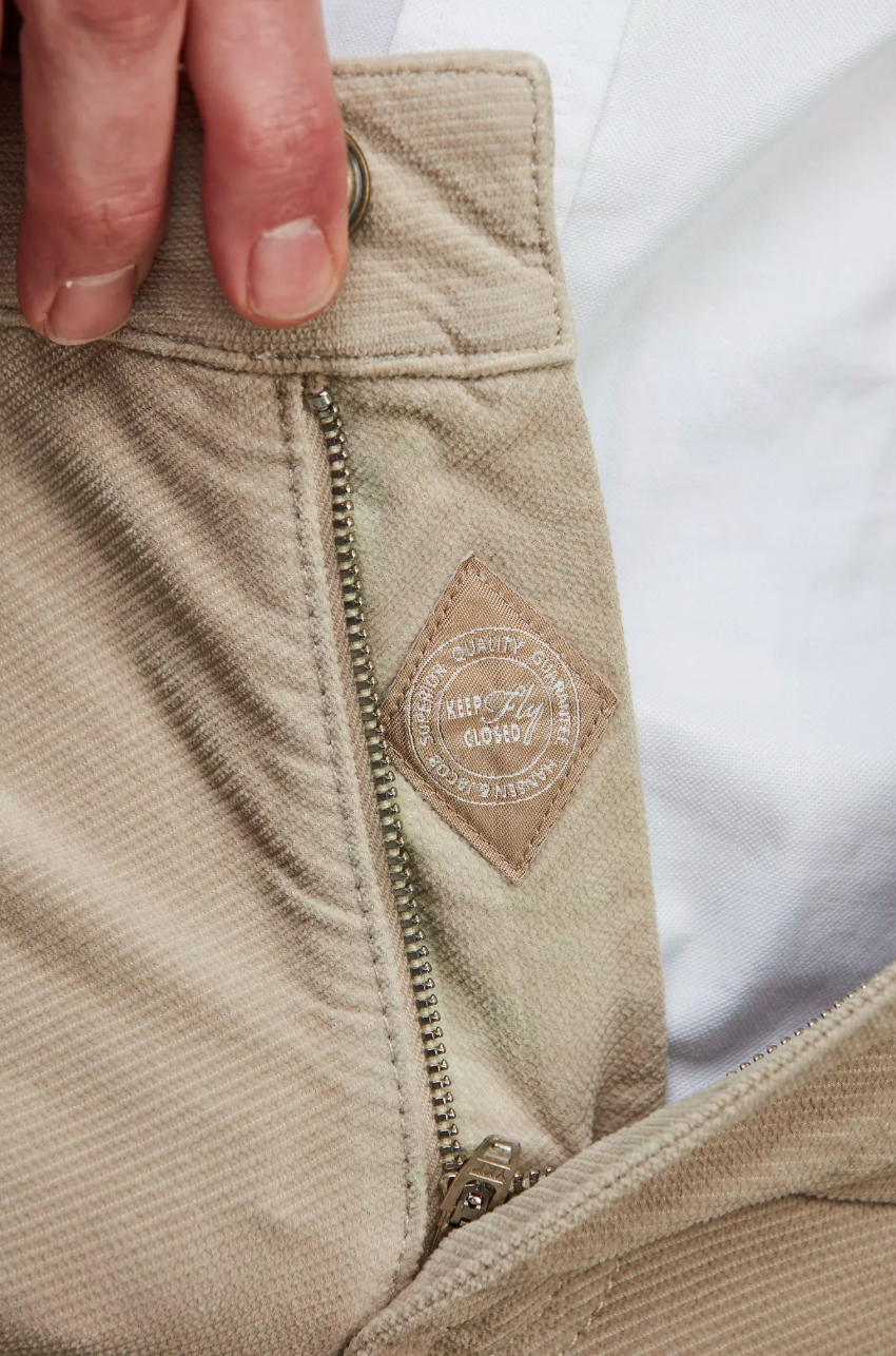 5-PKT CUT'N SEW TWILL CORD BEIGE