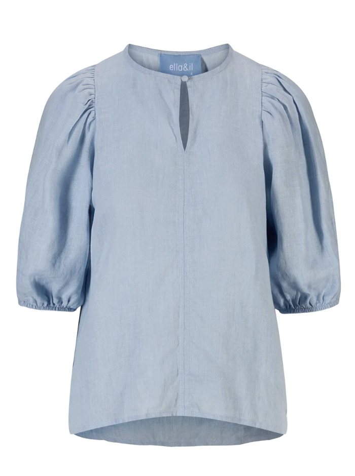 Anna linen top kentucky blue