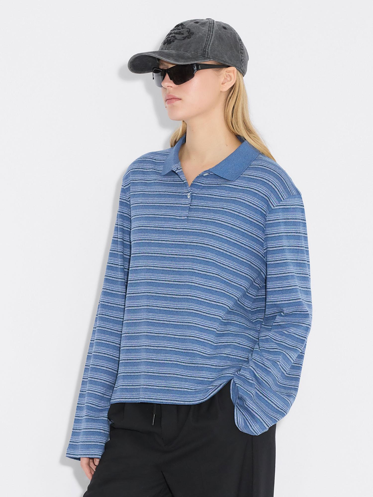 Sunny Polo Blue Stripe
