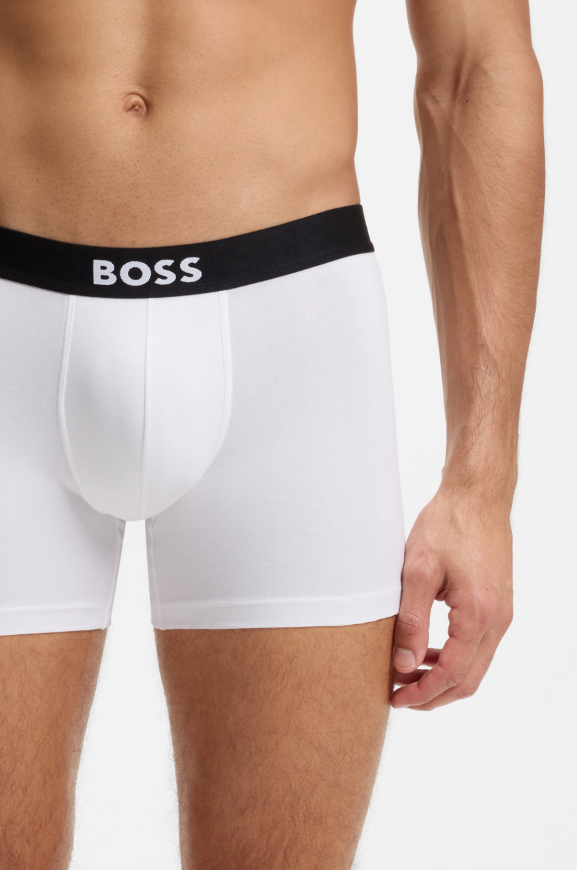 3P LOGO WAISTBAND BRIEF BOX WHITEER