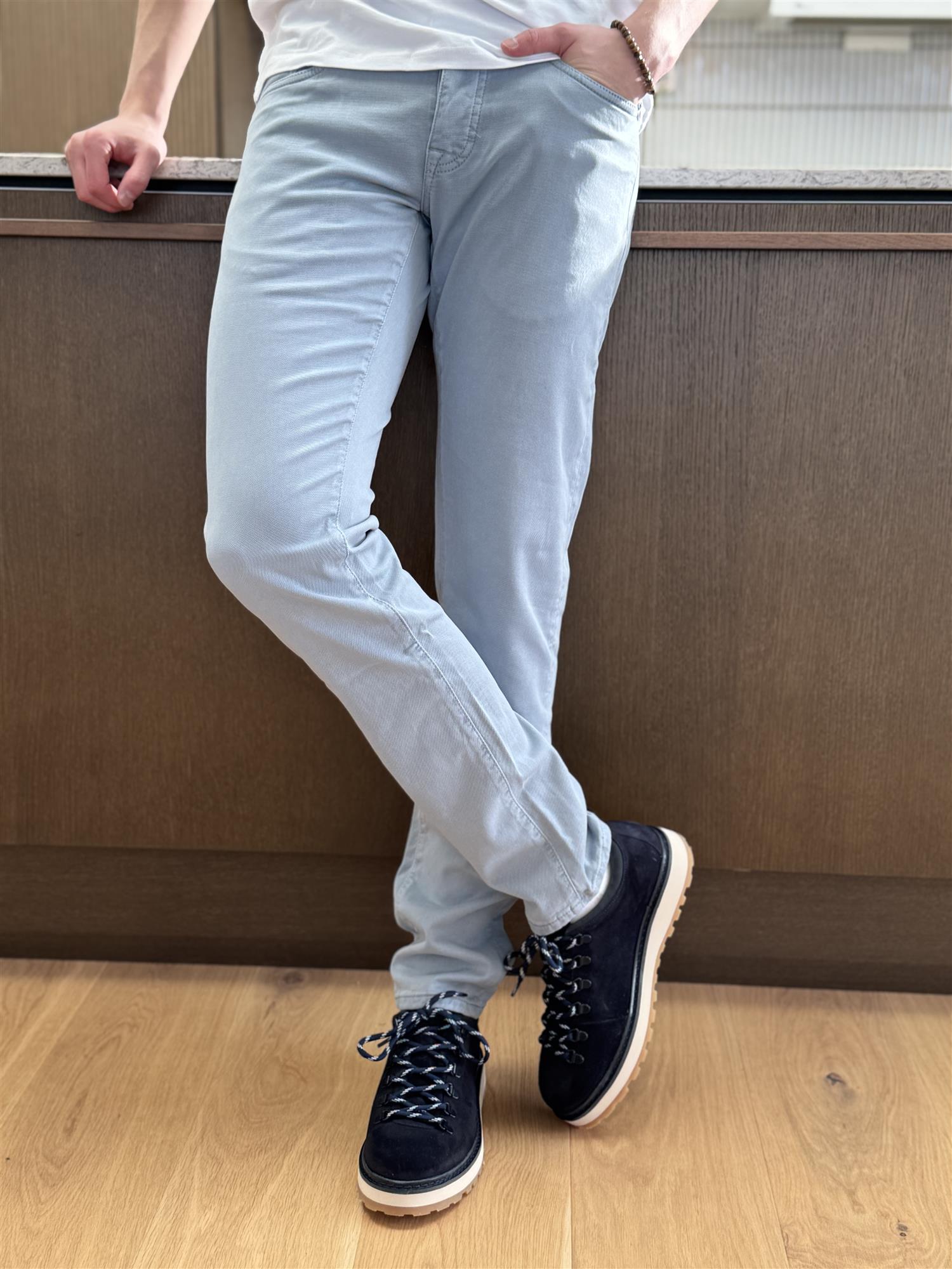 CLYO 5PKT STRETCH PALE ALBI BLUE