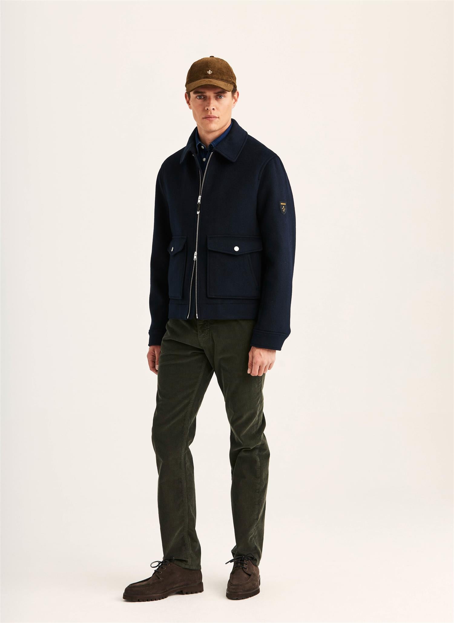 Wallace Wool Jacket Blue
