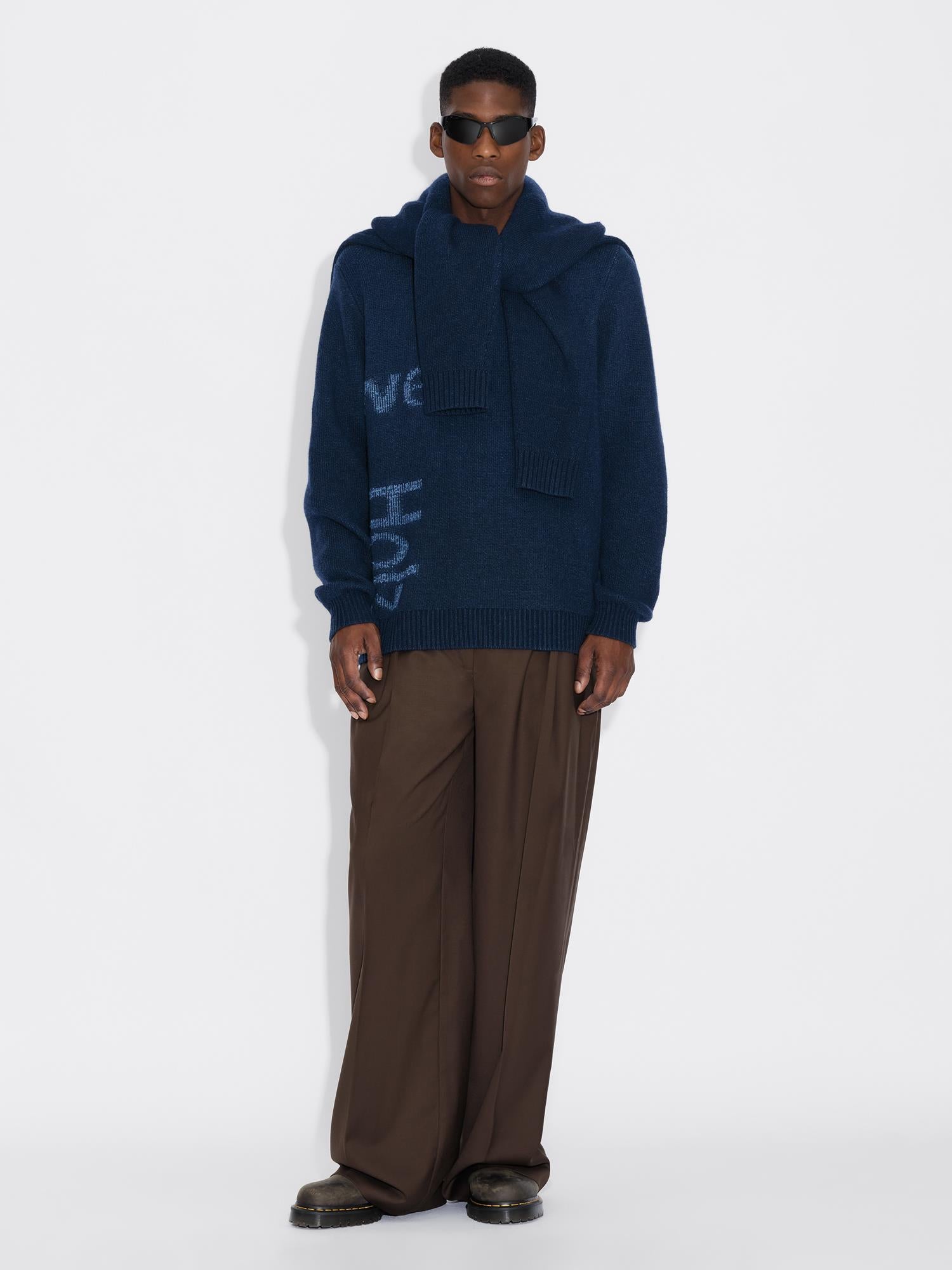 Haza Logo Crew - Blue Mix