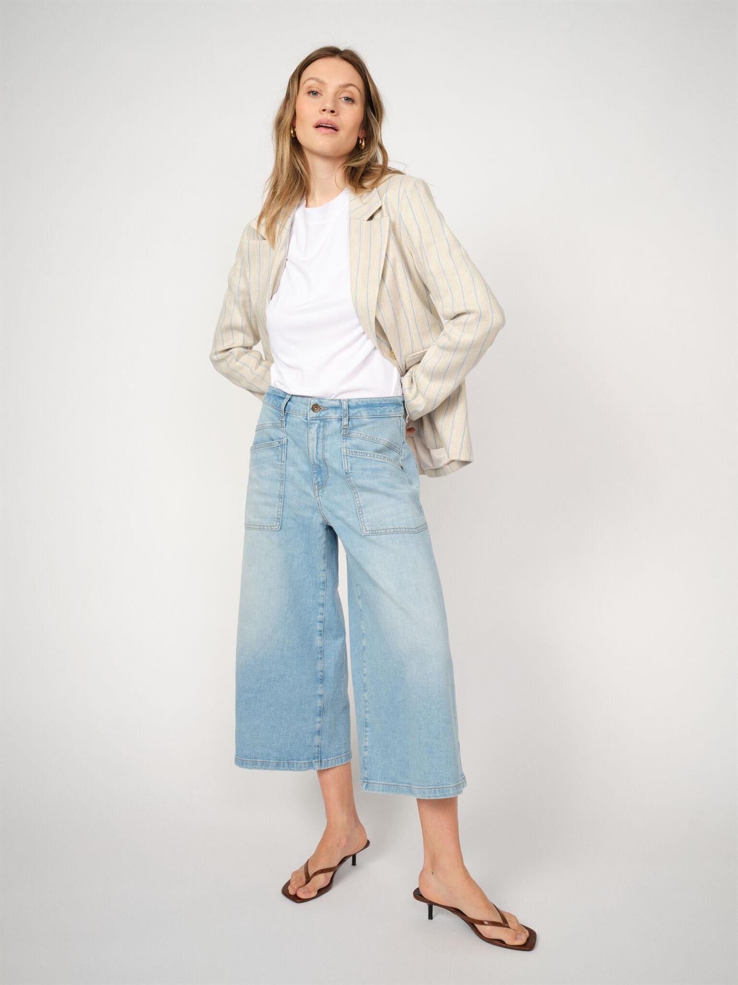 MMCulotte Sagai Jeans light blue