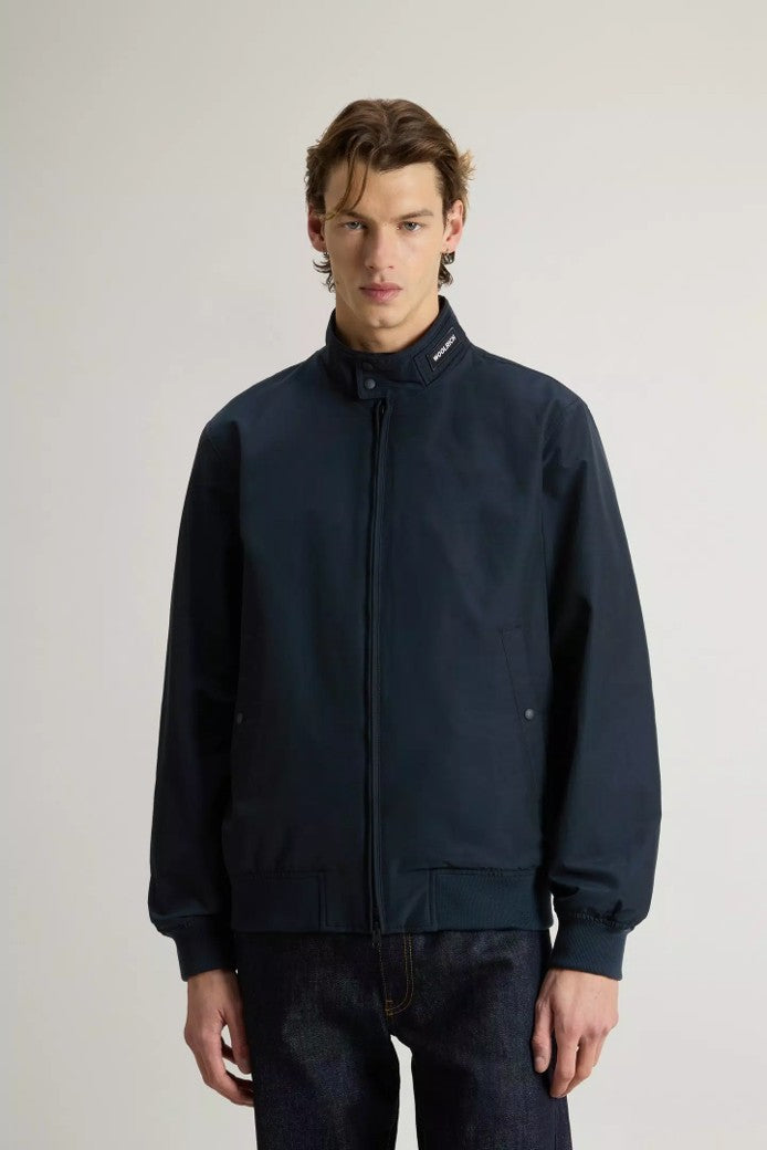 Cruiser Bomber Jacket in Light Ramar Melton Blue