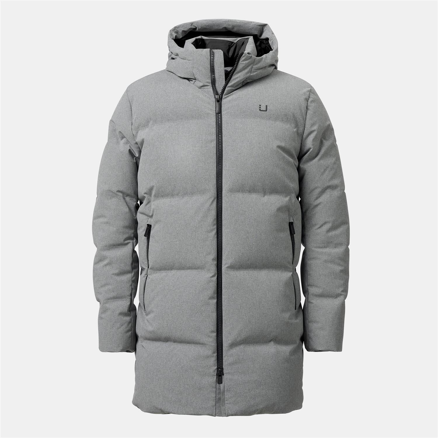 TITAN DOWN PARKA GREY MELANGE