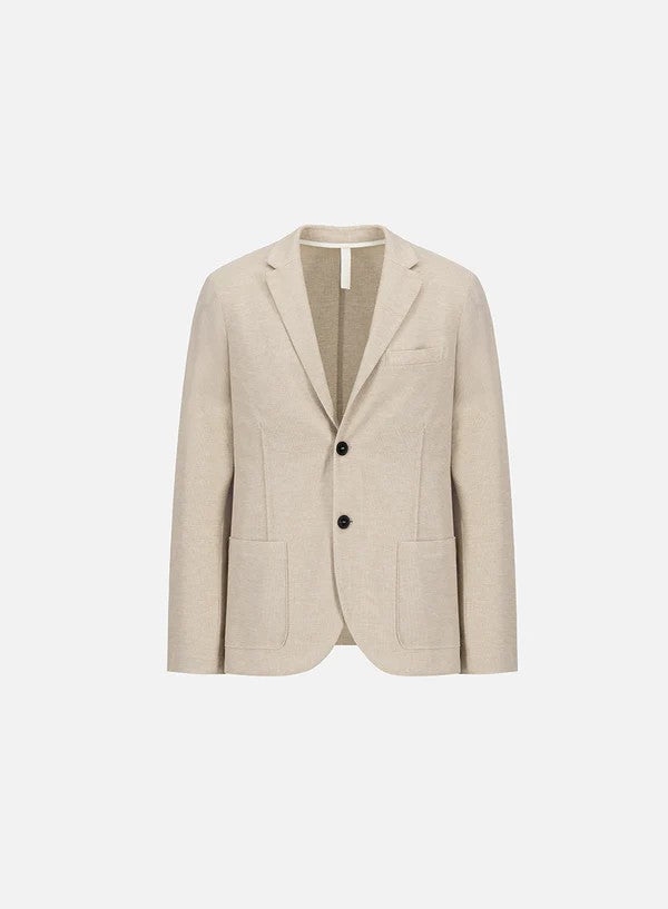 BLAZER HONEYCOMB CRAFTED WITH LORO PIANA FABRIC CREAM