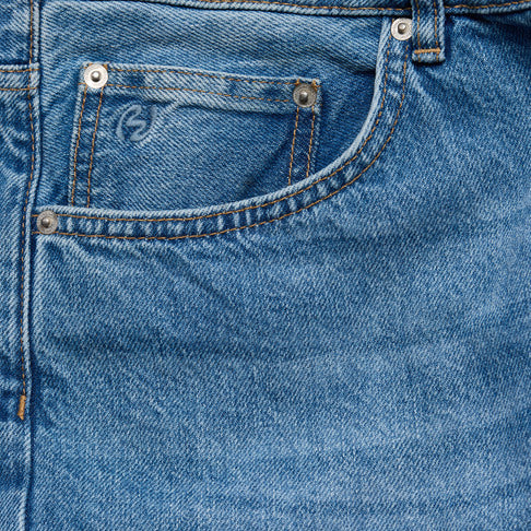 W Wide Jeans Light blue