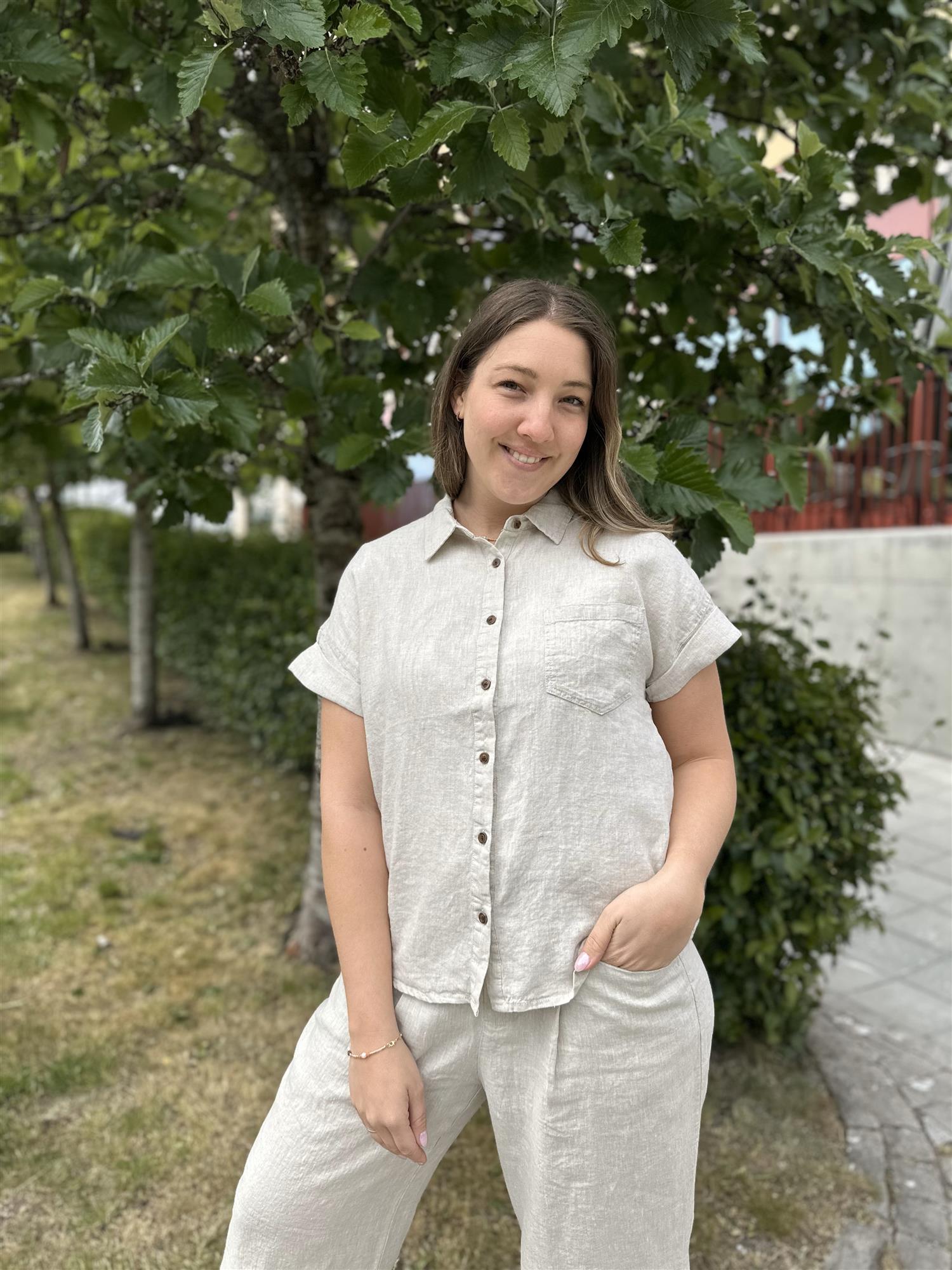 Kenya Linen Shirt Sand
