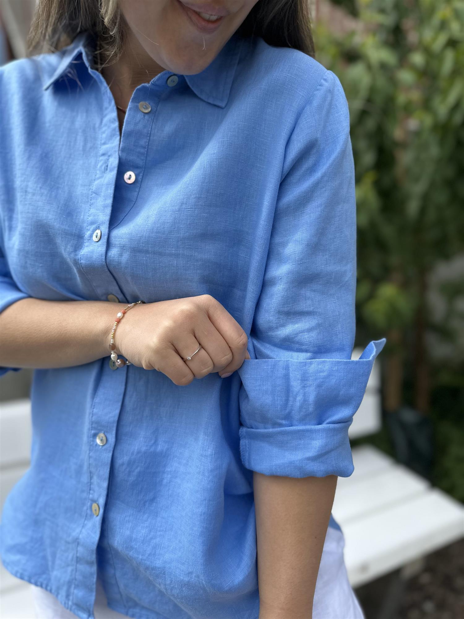 Linen shirt Blue