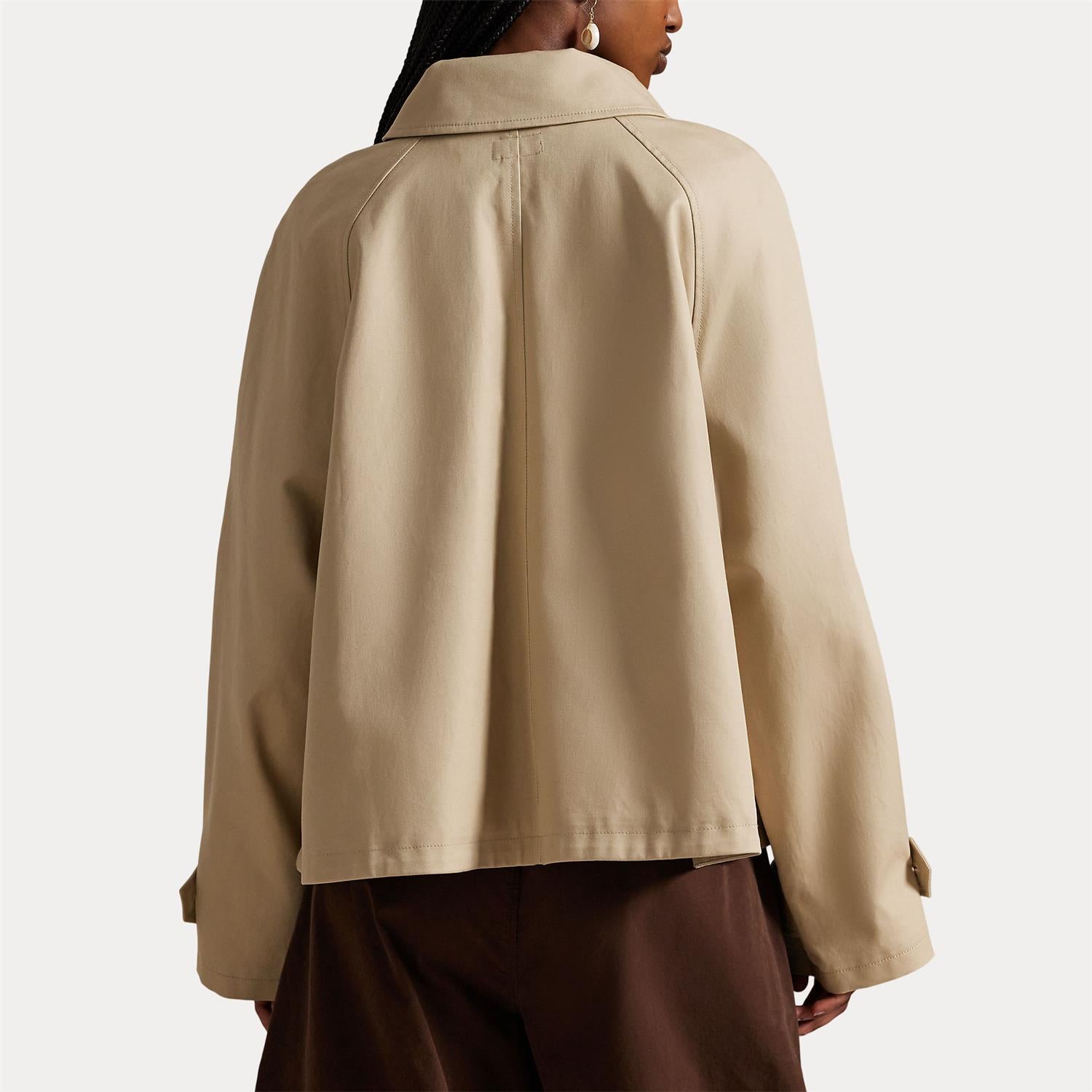 Cotton Twill Jacket Beige
