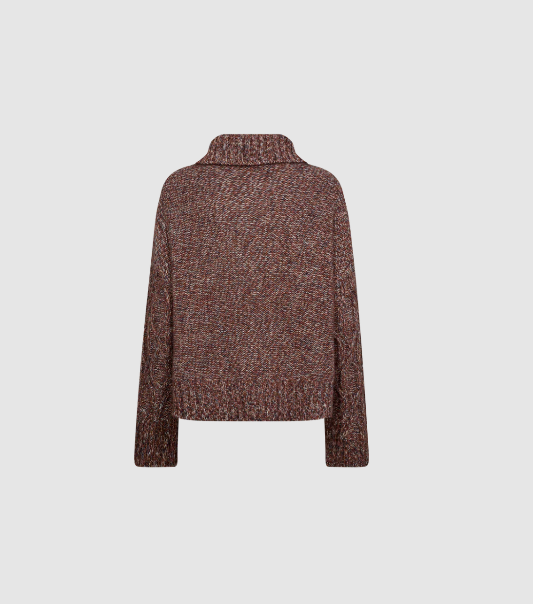 MMKelsey Highneck Knit Fudge