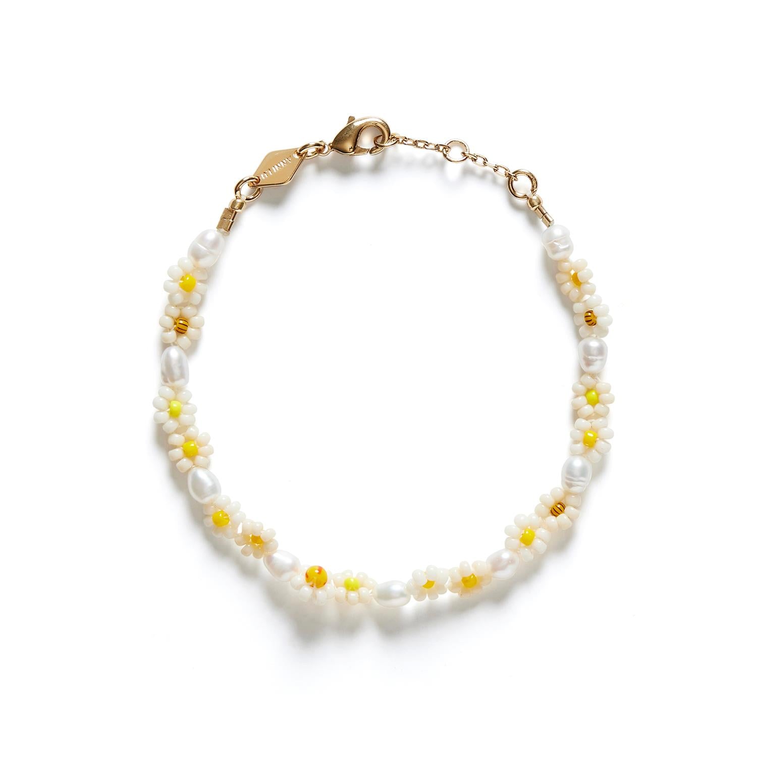 Daisy Flower Bracelet-gold