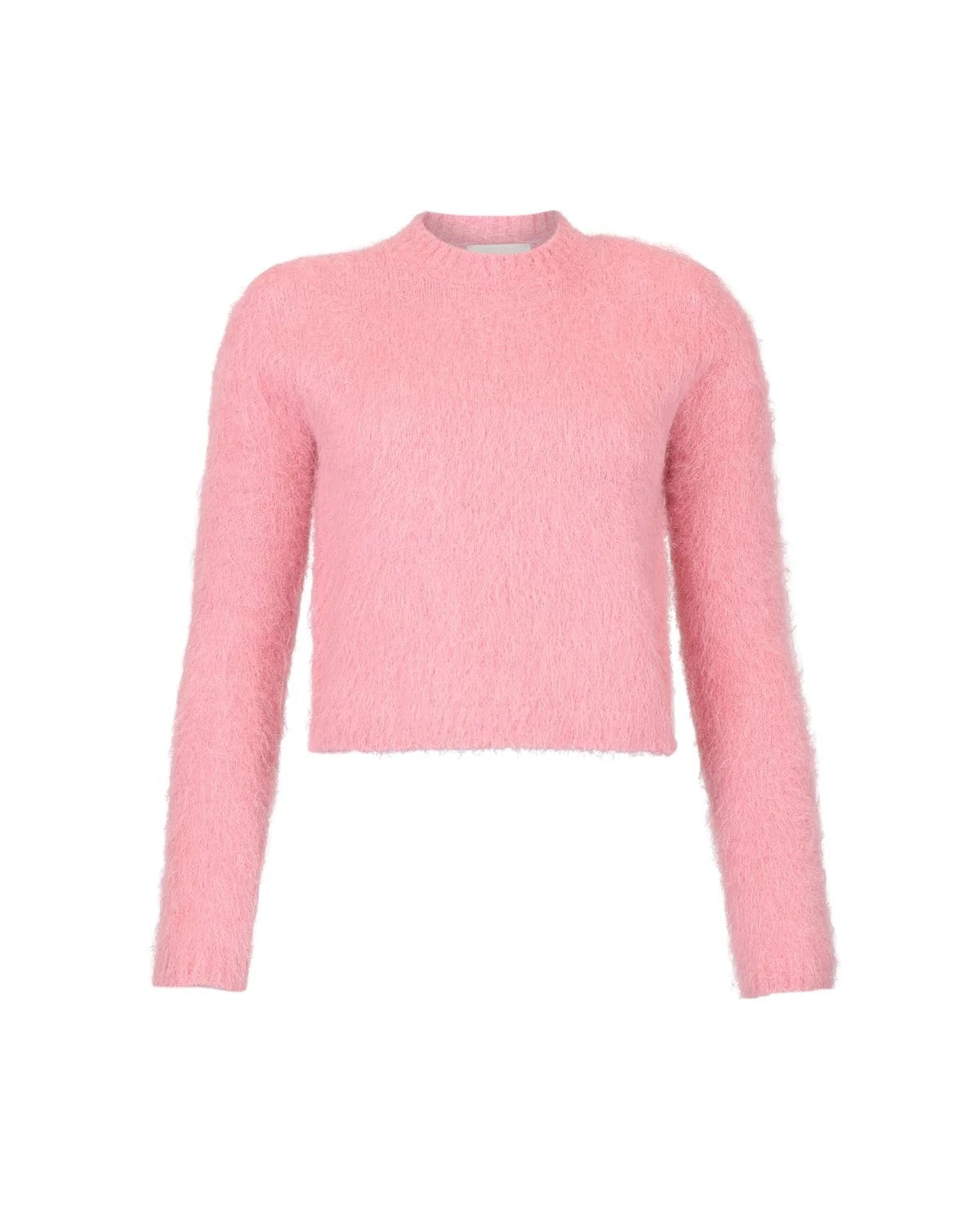 Hairy Knit Sweater Pink