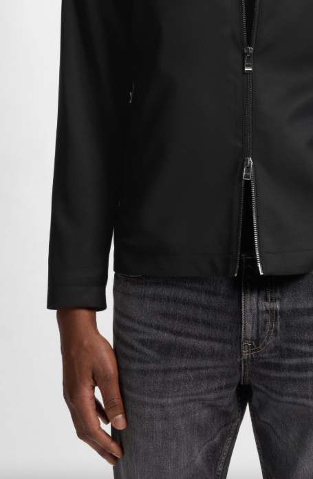 H-Hanry Wing Slim-fit jacket in virgin-wool