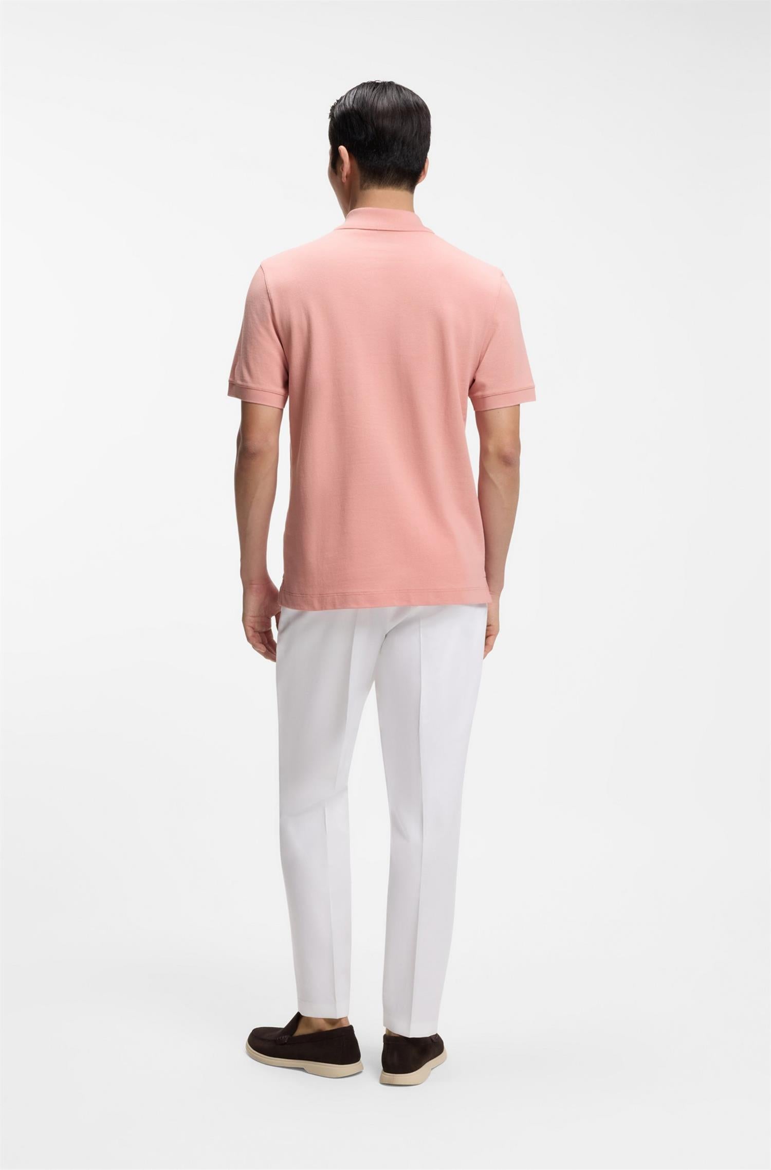 Pallas Piquet Polo Shirt Open Pink
