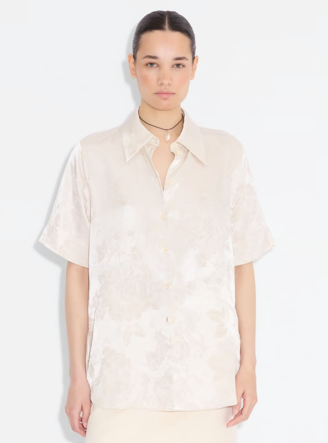 LUKA JACQUARD SHIRT-SAND