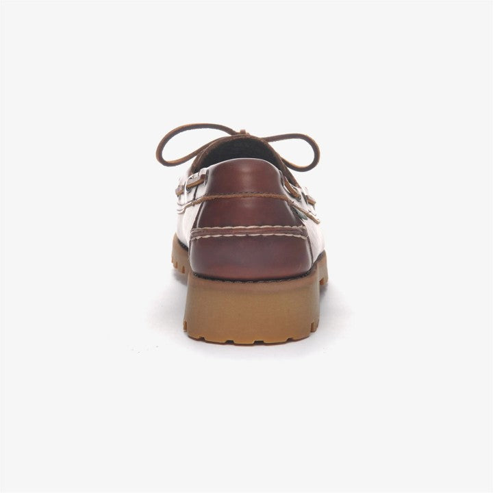 Ranger Waxy Leather Moccasin Brown Gum