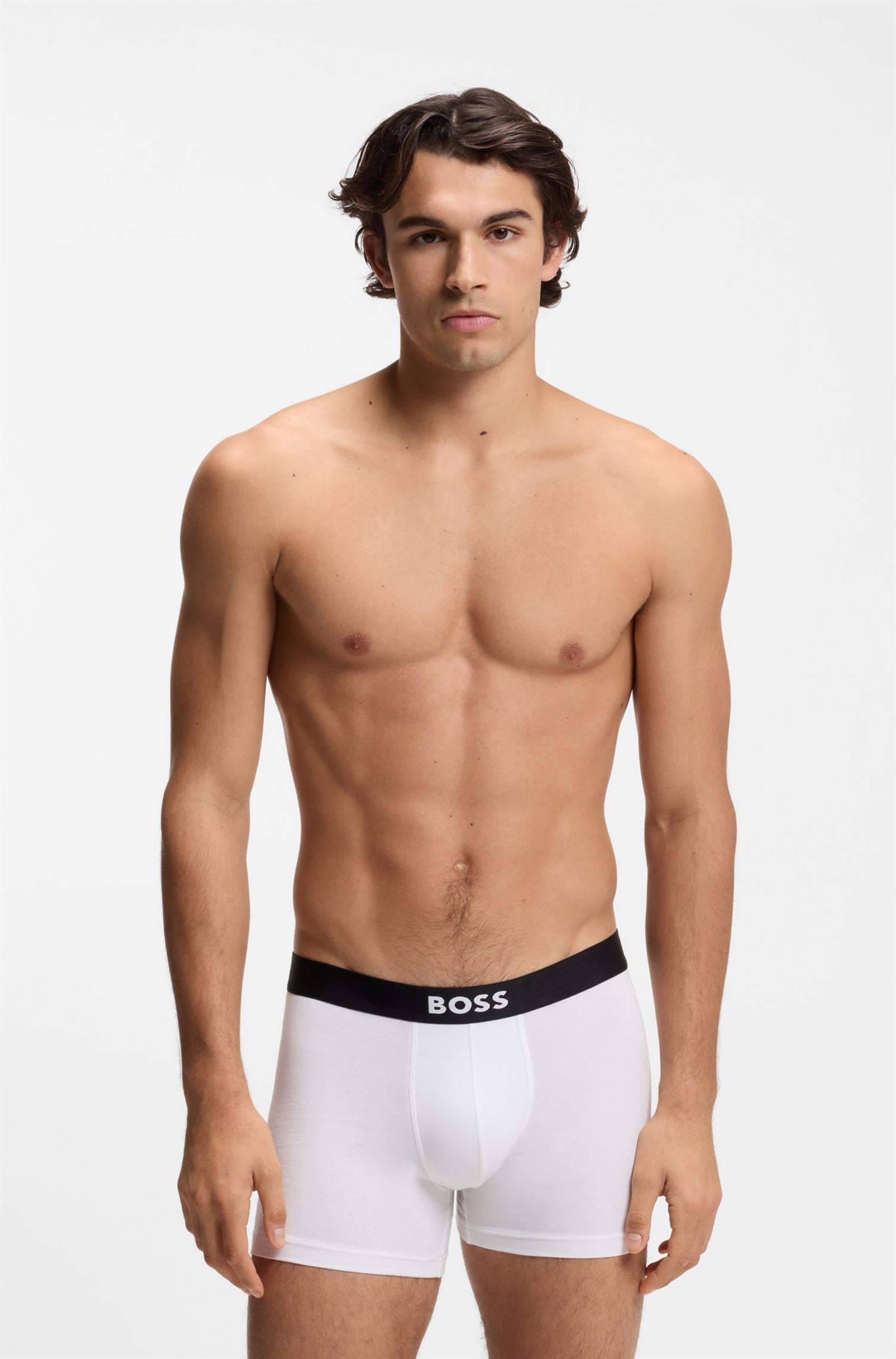 3P LOGO WAISTBAND BRIEF BOX ASSORTED