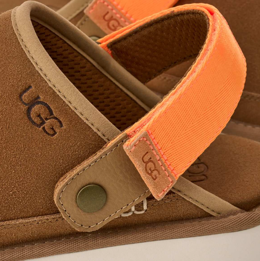 M GOLDENCOAST CLOG CHESTNUT/ BRIGHT MEL