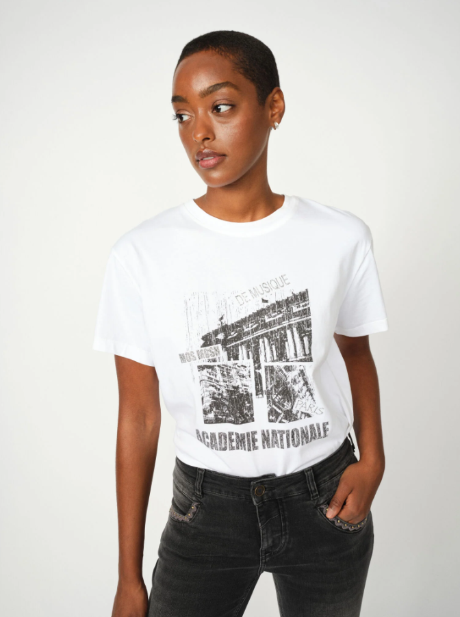 MMLivia O-SS Tee White