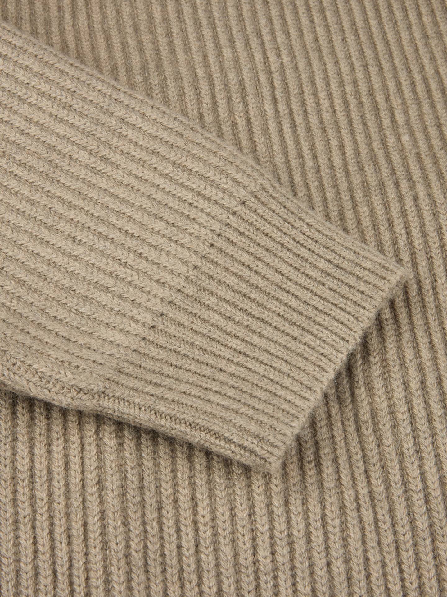 Hybrid Alcantara Cardigan Light Beige