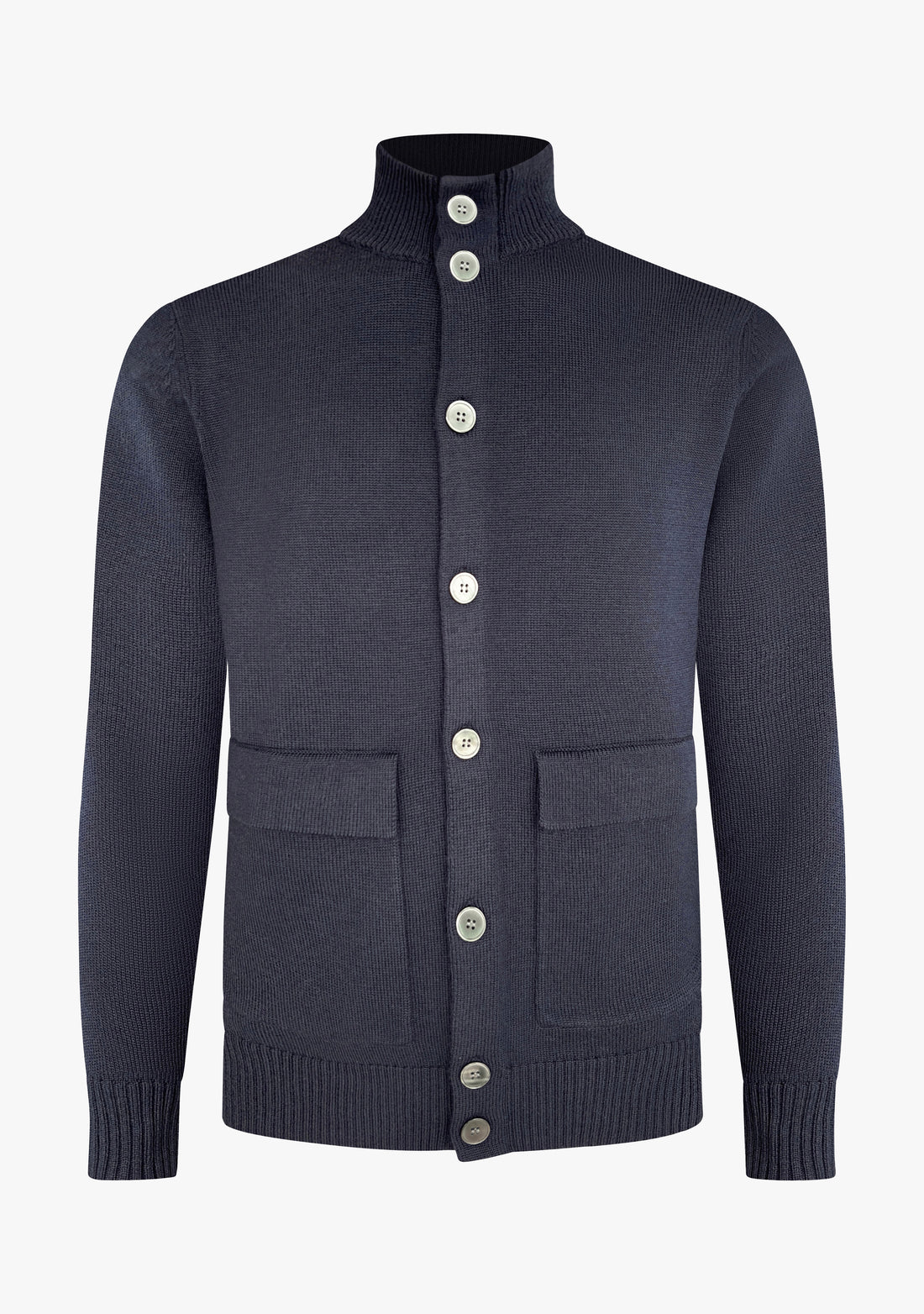 Leo Full Button Cardigan AW26 Navy