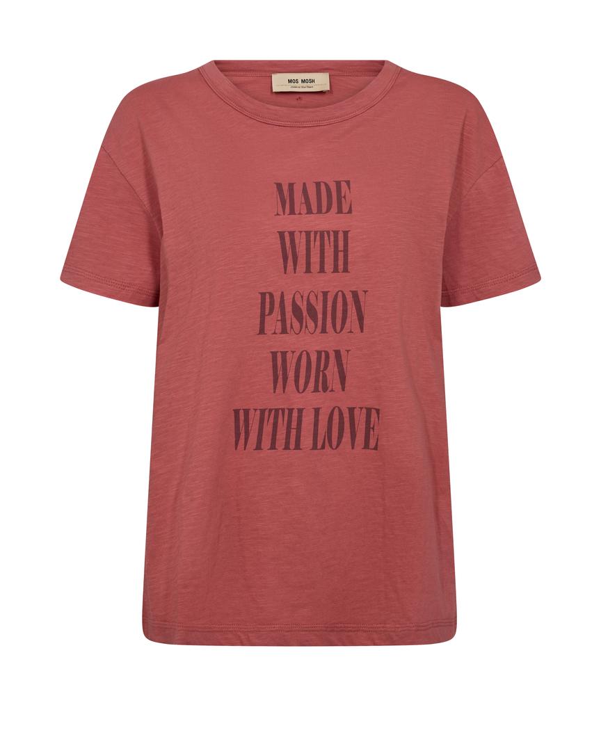 MMRotem O-SS Tee Faded rose