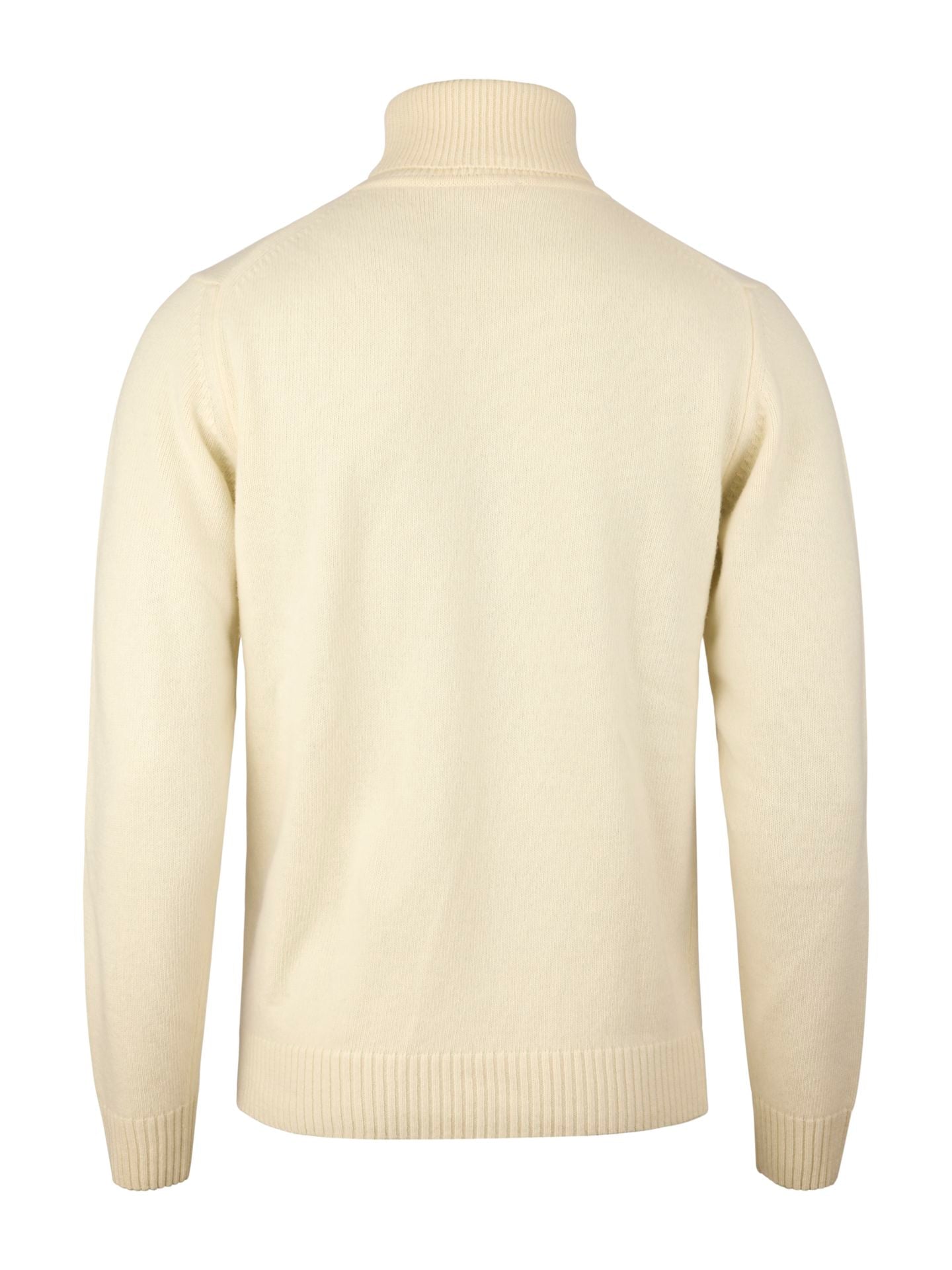 Offwhite Chunky Merino Wool Rollneck
