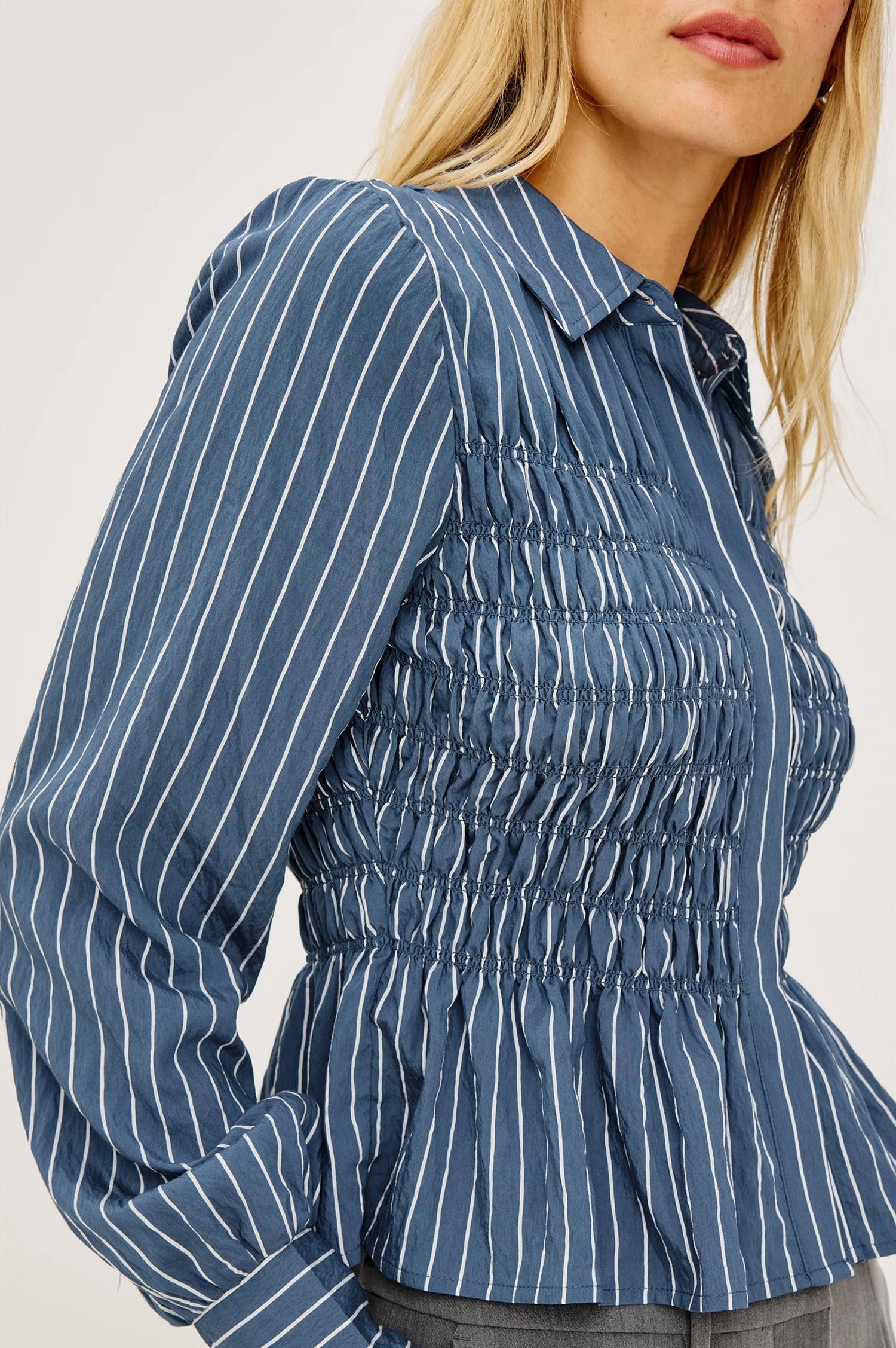 Bradshaw Wahed Indigo Stripe