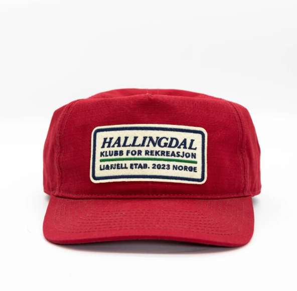 Hallingdal Patch Ripstop Caps - Dyp Rød