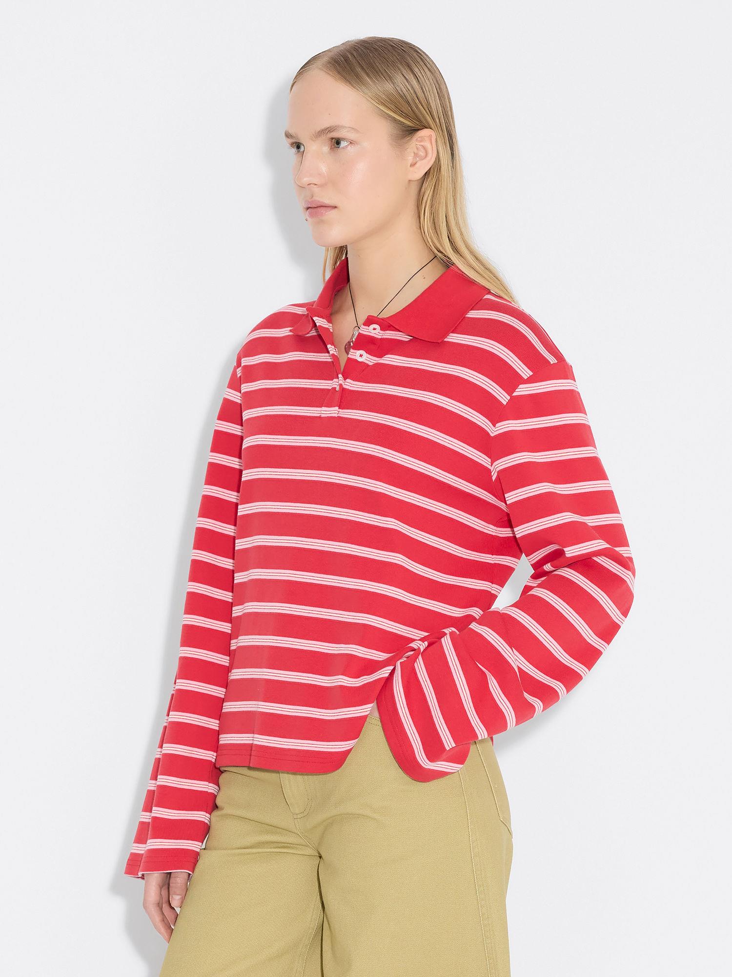 Sunny Polo Red Stripe