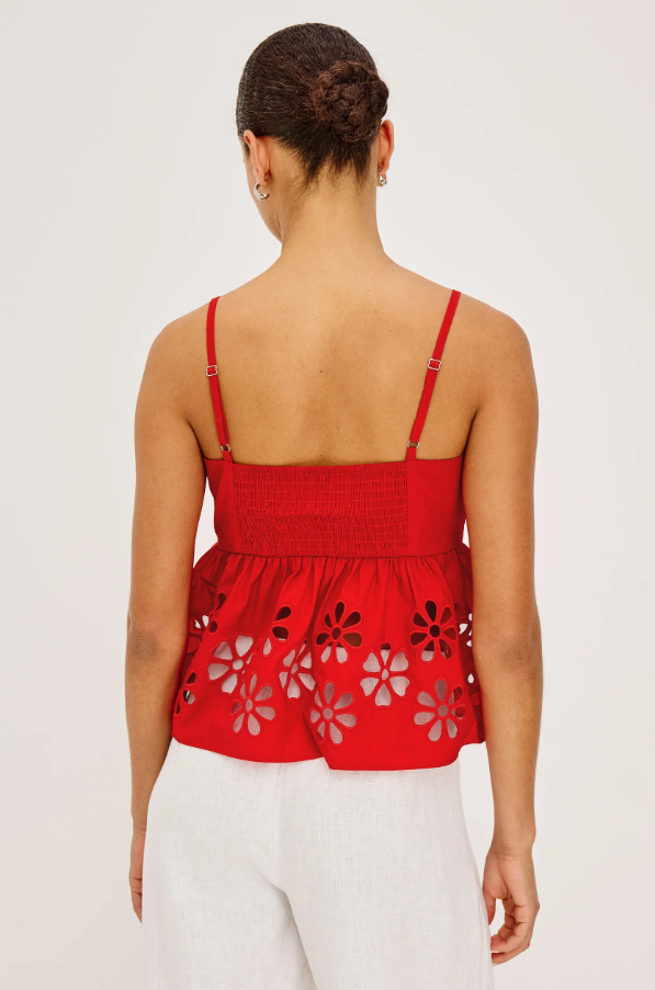 Meru Top Scarlet