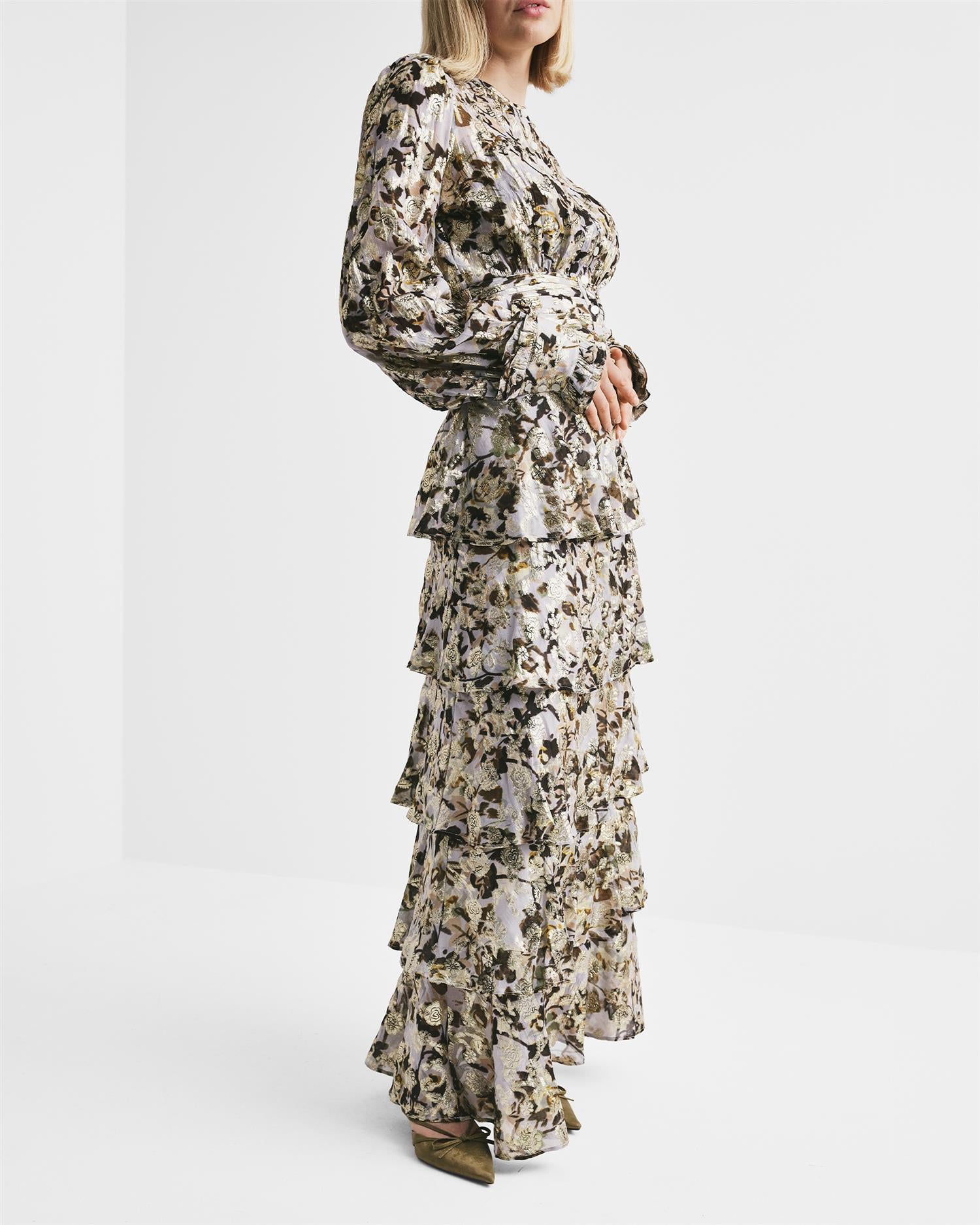 Georgette Top October Fields